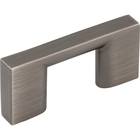 Jeffrey Alexander 32 mm Center-to-Center Brushed Pewter Square Sutton Cabinet Bar Pull 635-32BNBDL